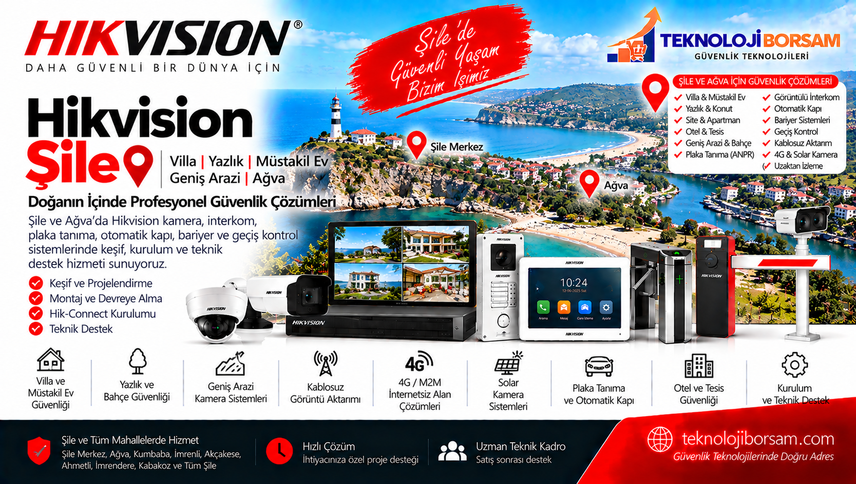 Hikvision Şile | Kamera ve Güvenlik Sistemleri Kurulumu